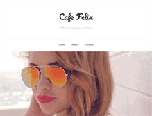 Tablet Screenshot of cafefelix.com